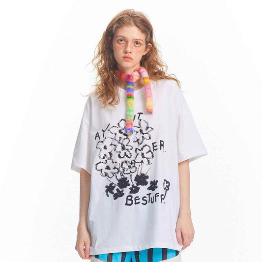 Women's Loose Casual Short-sleeved Top MuddyStock