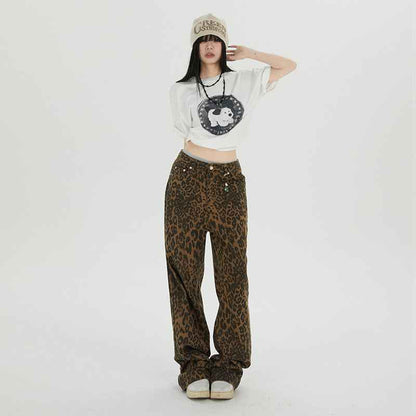 Women's Wide Leg Loose Vintage Casual Pants | MuddyStock Originals MuddyStock