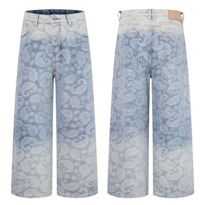 Cashew jacquard jeans for men and women | MuddyStock Originals