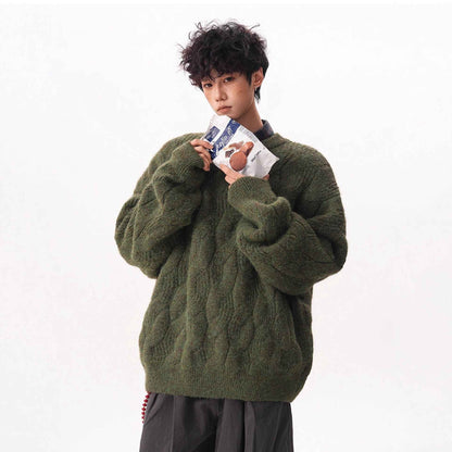 Vintage Round Neck Sweater for Men | MuddyStock Originals MuddyStock