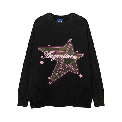 Women's Ripped Long Sleeved T-shirt MuddyStock