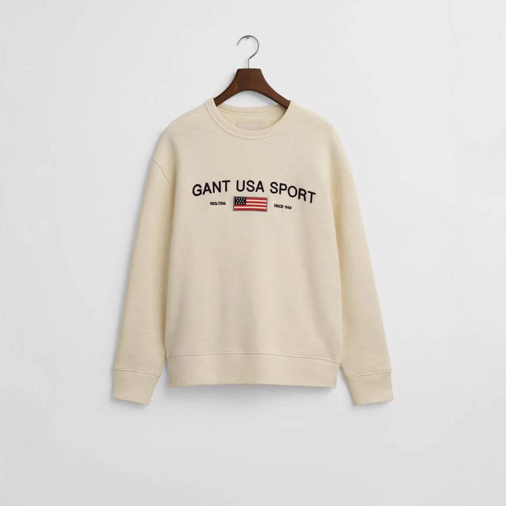 Crew Neck Sweatshirt For Men And Women | MuddyStock Originals Khaki MuddyStock