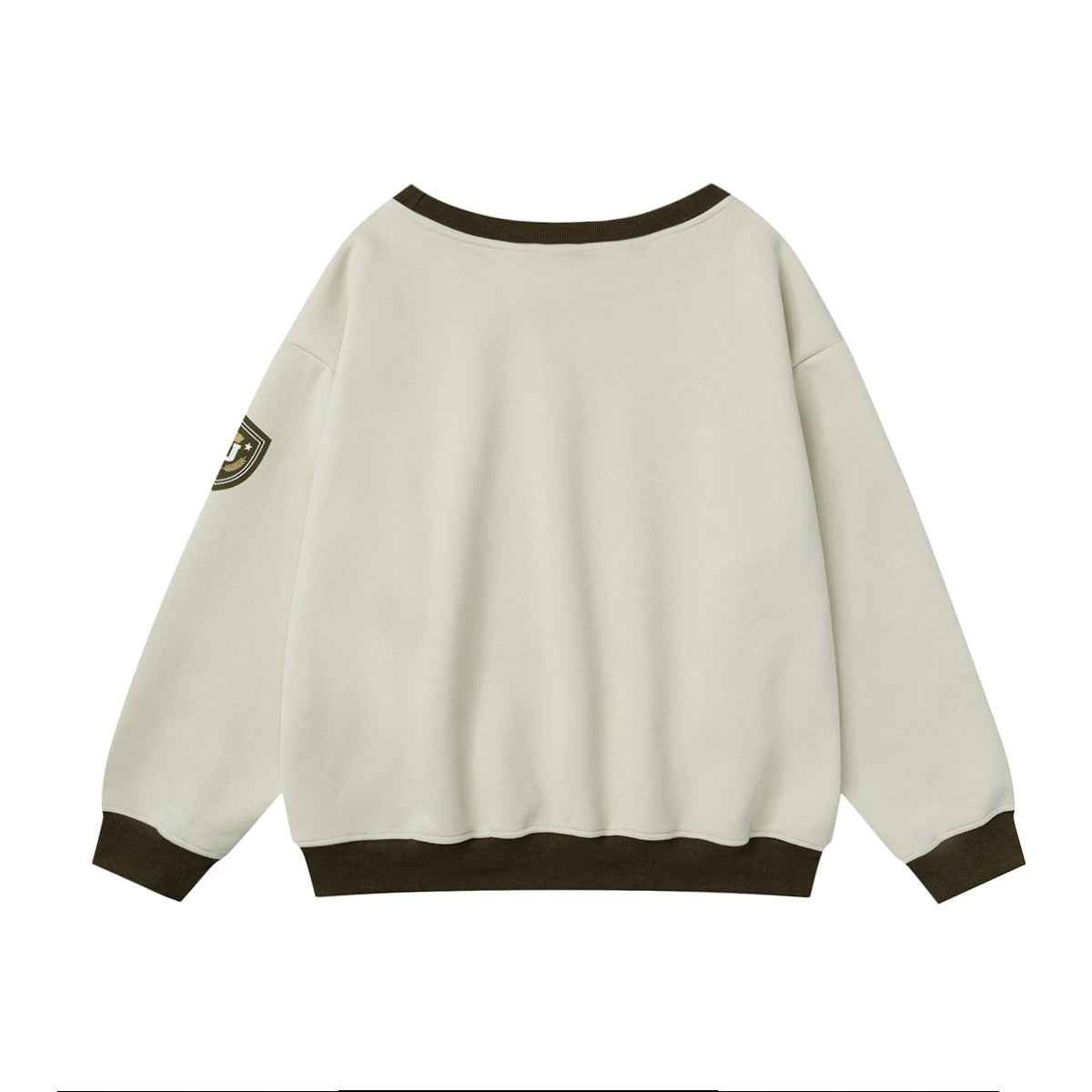 Women's loose round neck sweatshirt with letter printed pattern | MuddyStock Originals MuddyStock