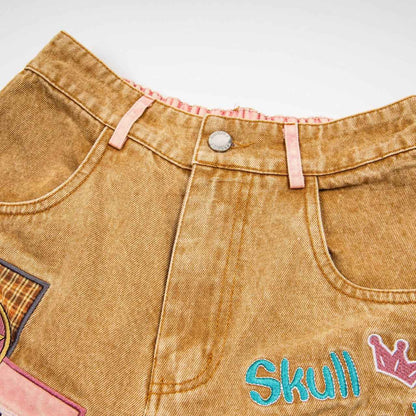 Loose wide leg workwear shorts for women | MuddyStock Originals
