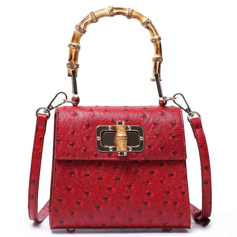 Buckle ostrich pattern women's bag eprolo