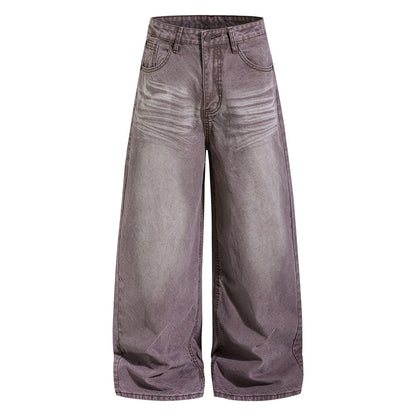 Make old wide leg jeans Purple