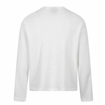 Flag Print Long Sleeve Henley Neck Regular Fit T-Shirt For Men | MuddyStock Originals