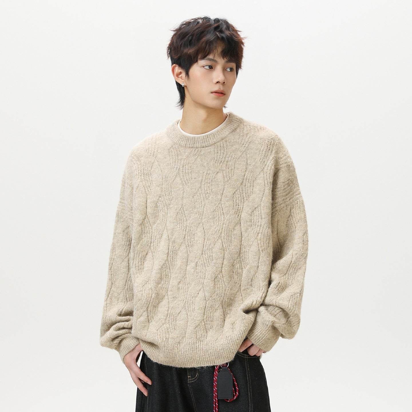 Round neck sweater for men | MuddyStock Originals MuddyStock