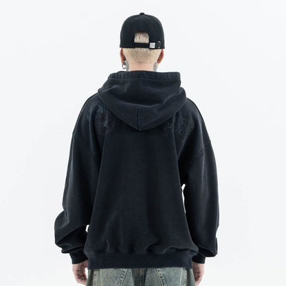 Men's Faded Hooded Sweatshirt Loose Fit | MuddyStock Originals MuddyStock