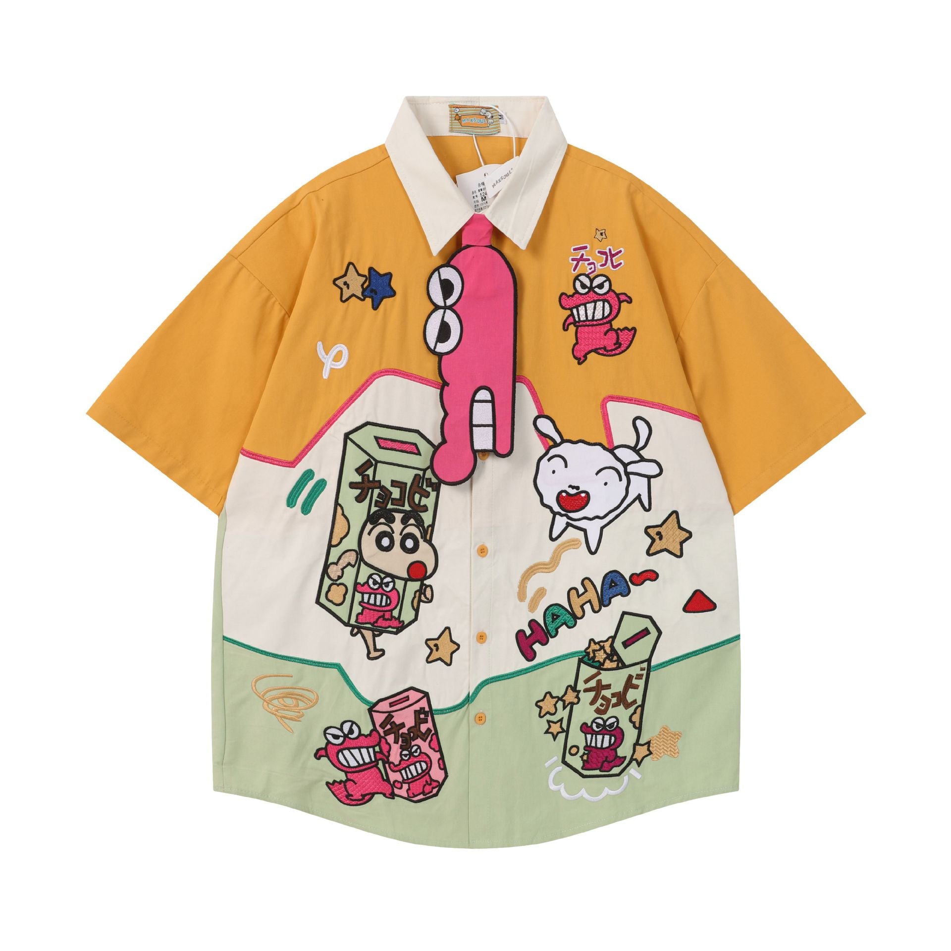 Crayon Shin chan Printed Short Sleeve Shirt For Men And Women | MuddyStock Originals
