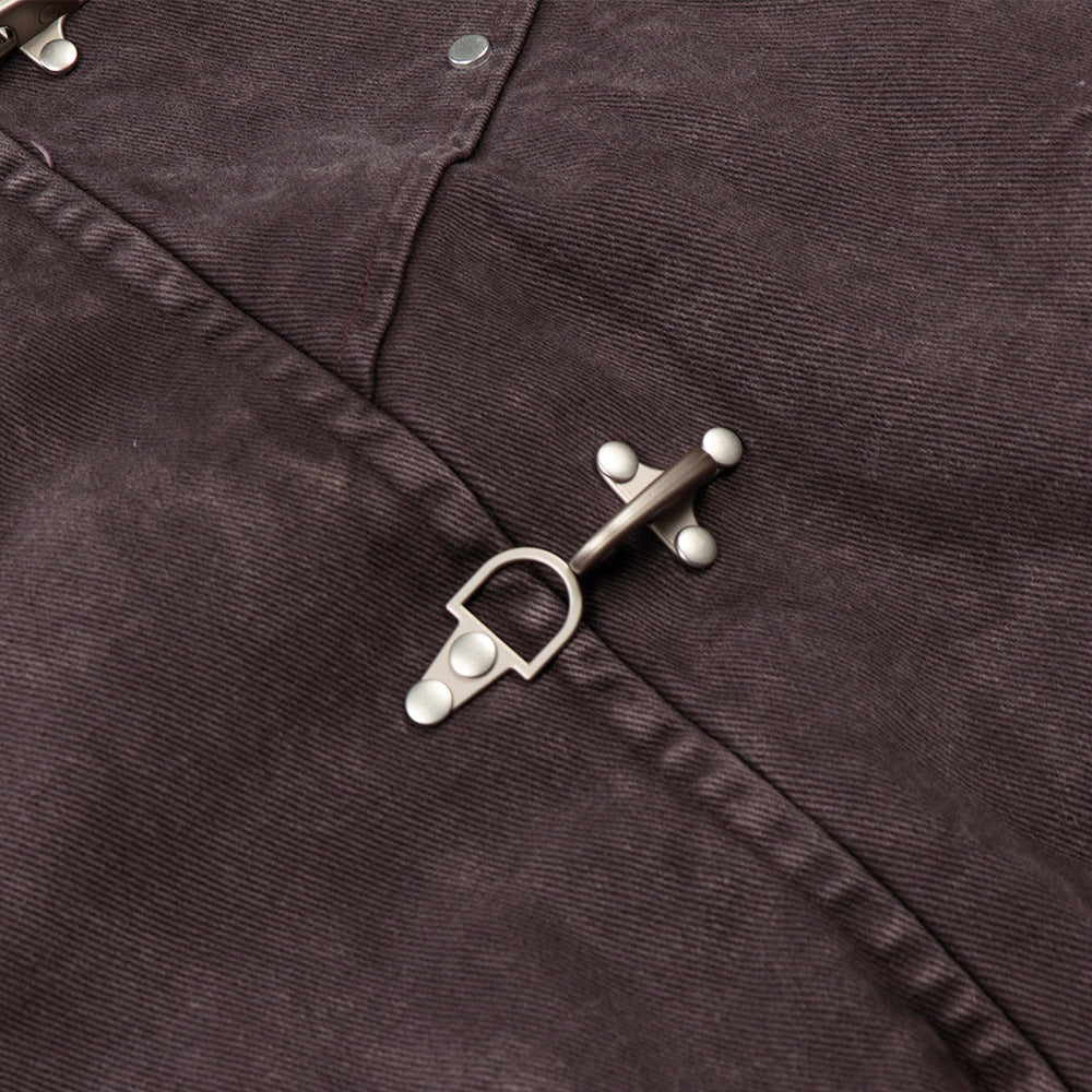 Old Metal Buckle Hoodie For Men | MuddyStock Originals
