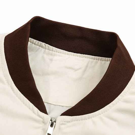 Casual lapel badge pilot jacket for men and women | MuddyStock Originals MuddyStock