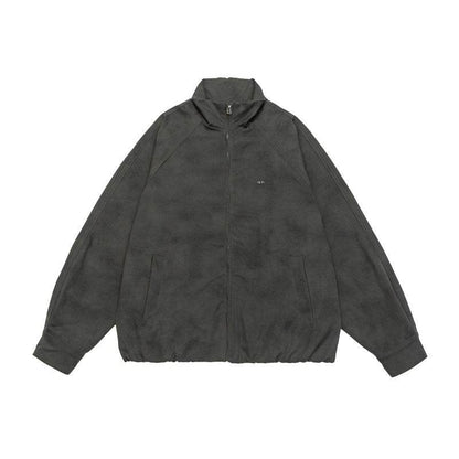 Faded Loose Fit Stand Collar Jacket For Men | MuddyStock Originals MuddyStock