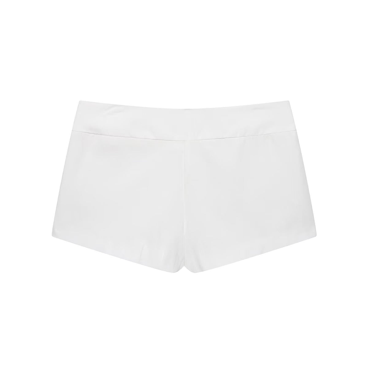 Zipped Front Wrap-Neck Top + Shorts Set