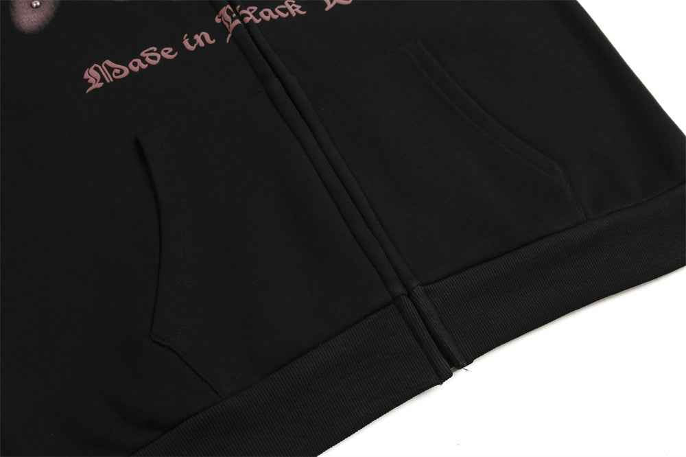 High Street Niche Five-pointed Star Brushed Hoodie For Women MuddyStock