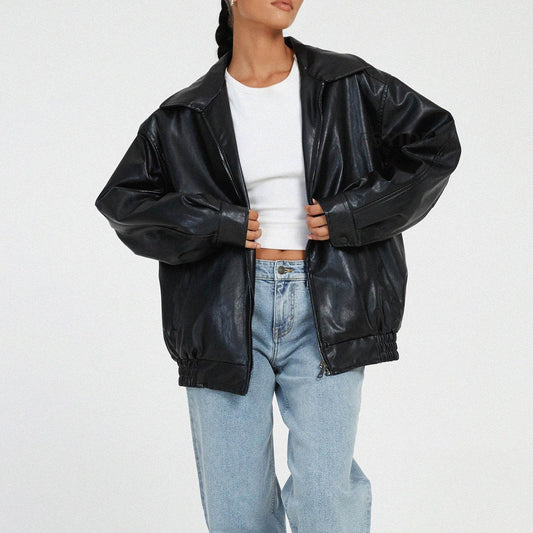 Leather Coat For Women MuddyStock