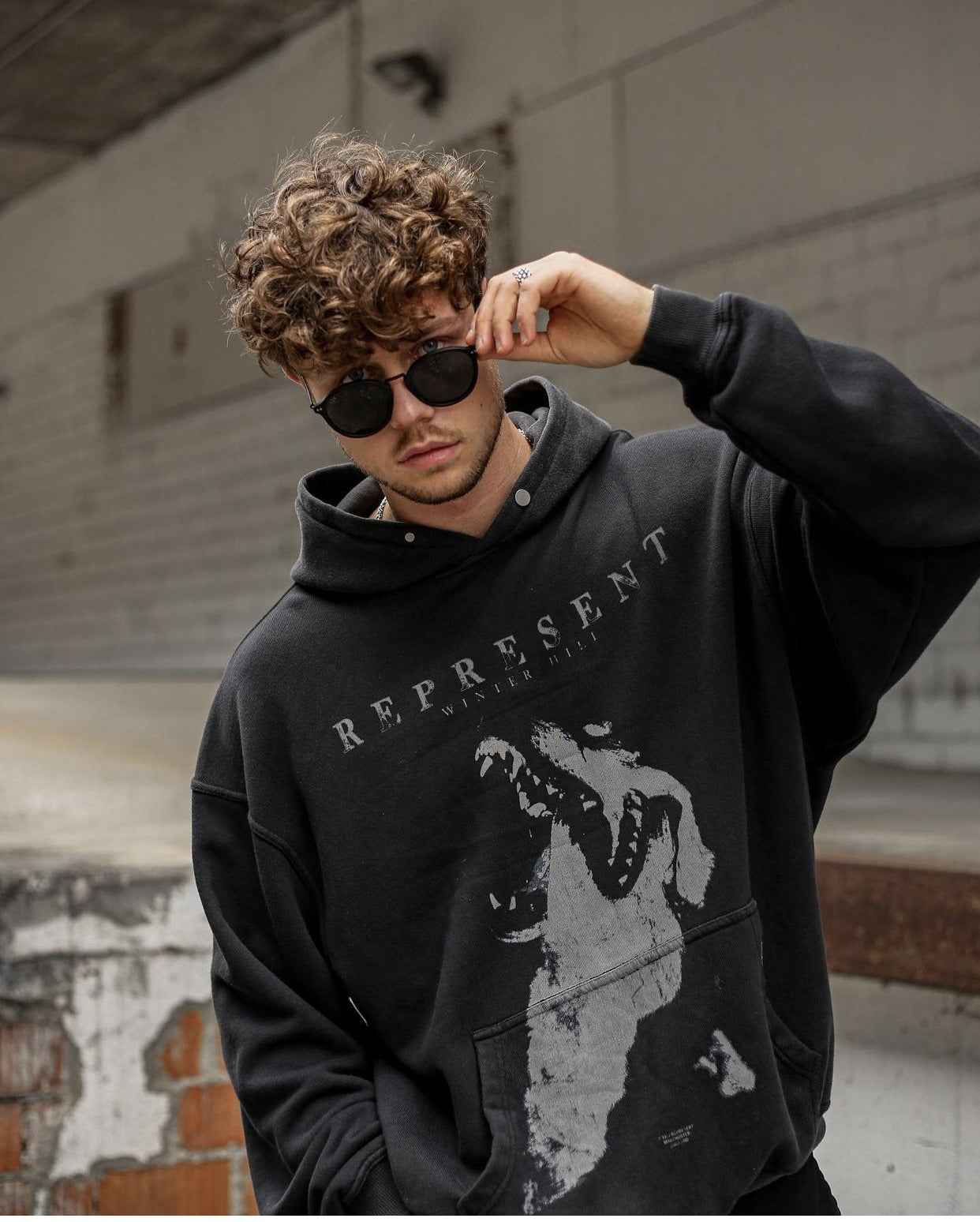 Men's Printed Hoodie MuddyStock