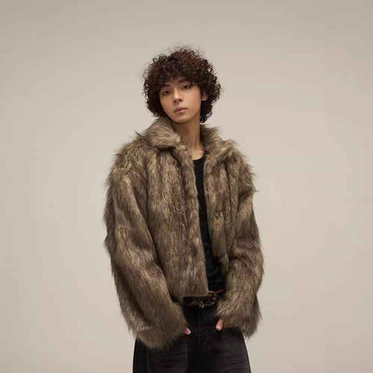 Winter Fur Jacket For Men MuddyStock