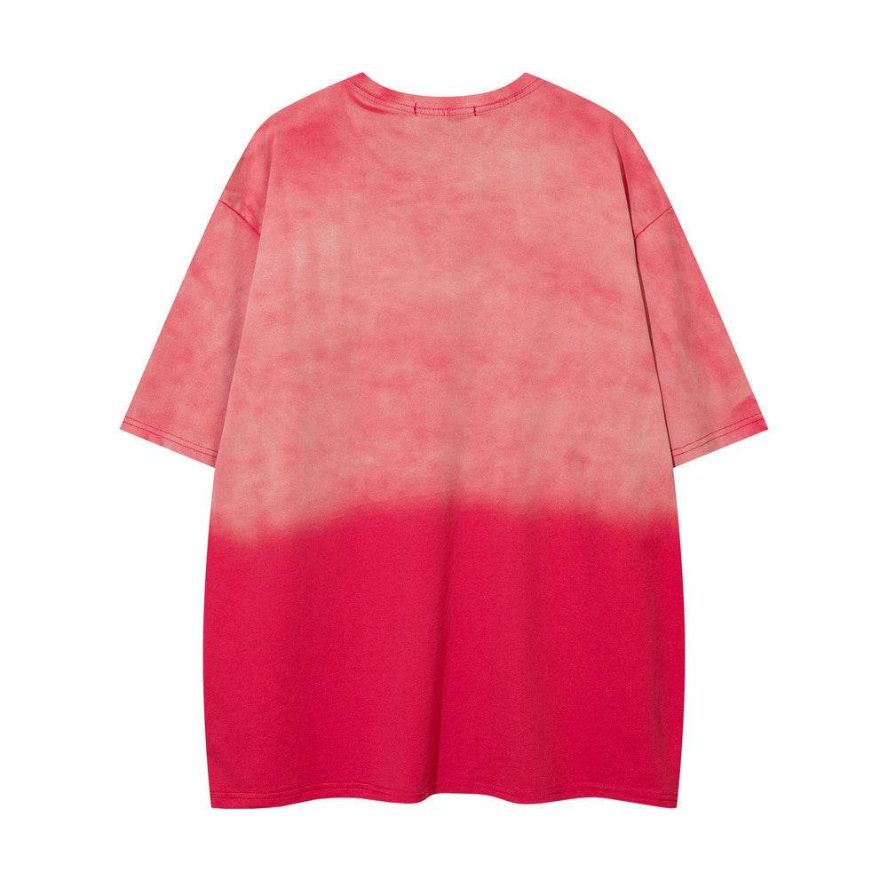 Tie-dye Gradient T-shirt For Men And Women MuddyStock
