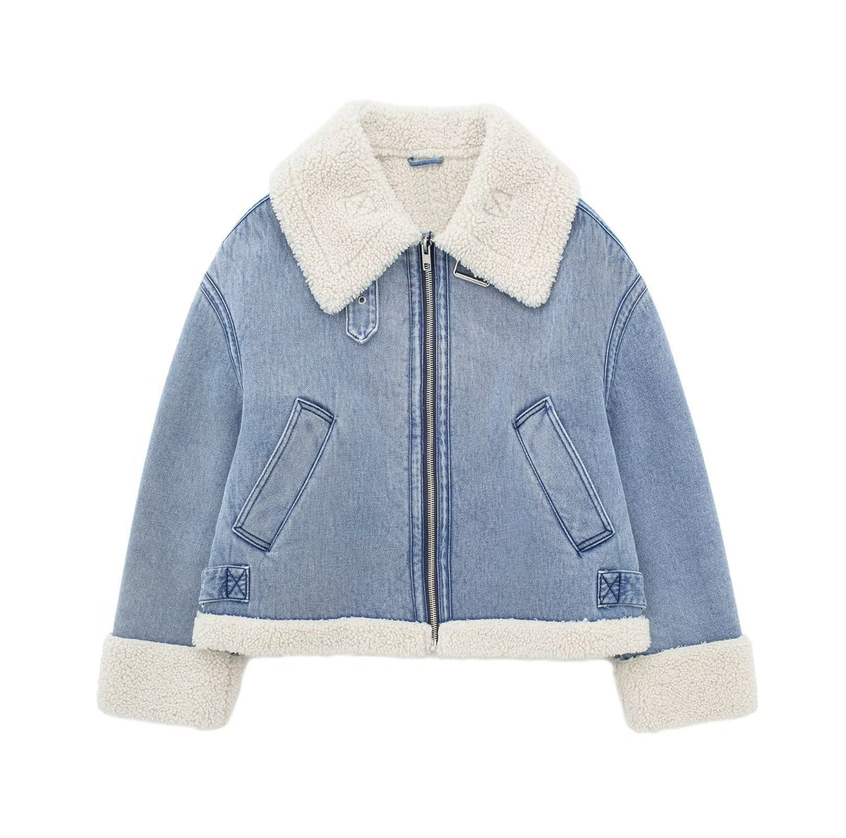 Women's Fashion Fleece Motorcycle Jacket Coat All Products