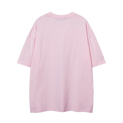 Cartoon Cotton T-shirt For Men And Women MuddyStock