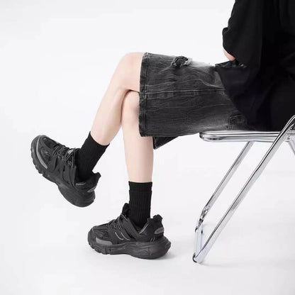 Ripped Denim Shorts For Men MuddyStock