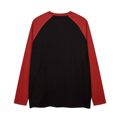Letter Printing Long Sleeve T-shirt For Women MuddyStock