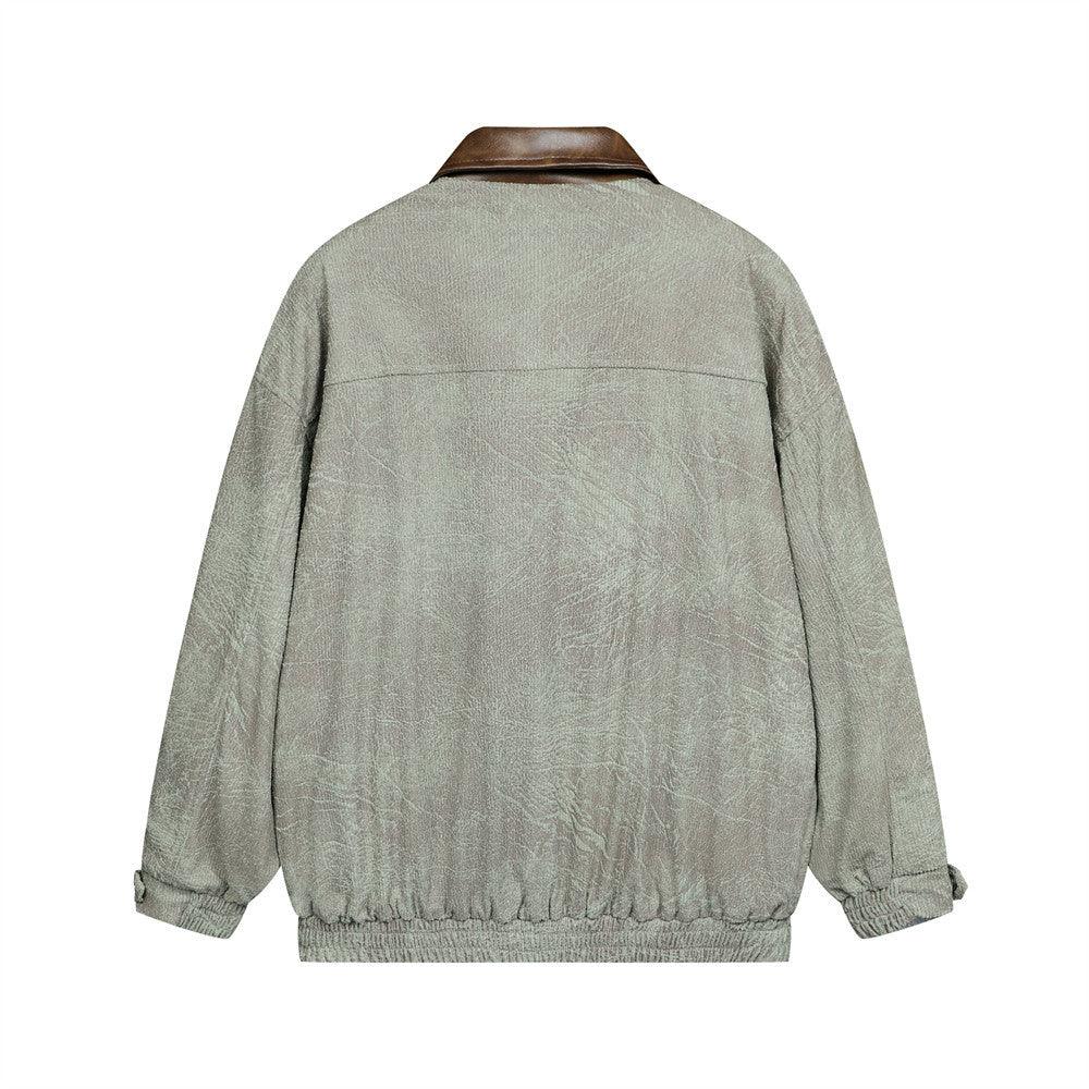 Tie-dyed Old Dark Pattern Baggy Coat For Women All Products