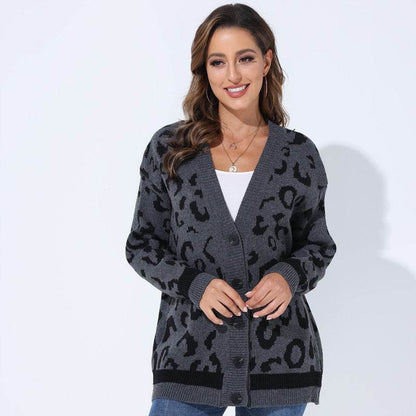 Loose Cardigan Sleeve Knit Sweater MuddyStock