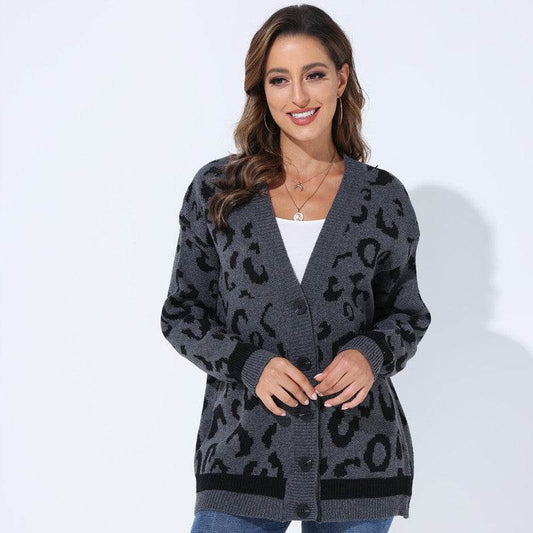 Loose Cardigan Sleeve Knit Sweater MuddyStock