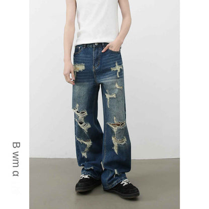 American Style Distressed Denim Pants For Men | MuddyStock Originals MuddyStock