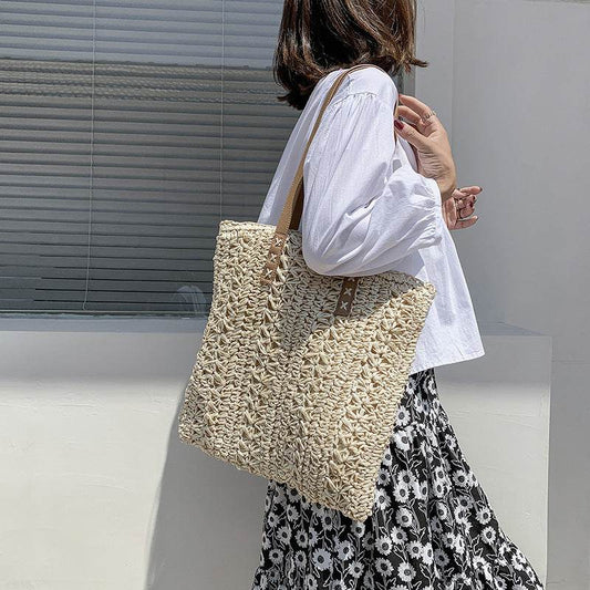 Summer Beach Straw Woven Large-capacity Crossbody Bag MuddyStock