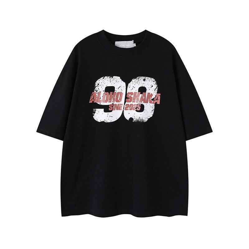 Printed short sleeved men's and women's T-shirt | MuddyStock Originals Black MuddyStock