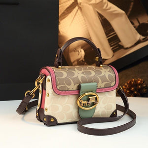 Small Square Bag for Women | MuddyStock Originals Crimson