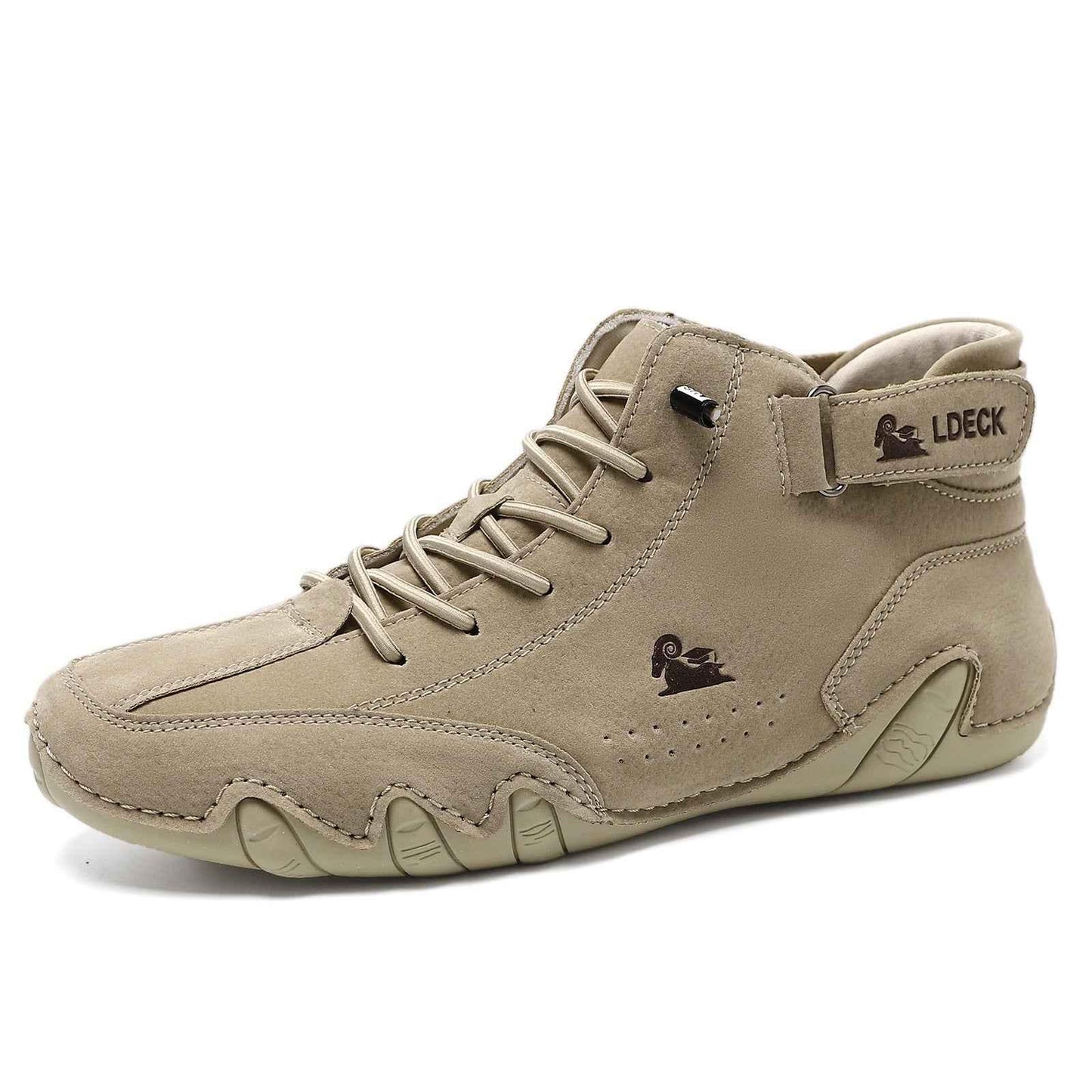 High-top martin men's shoes khaki