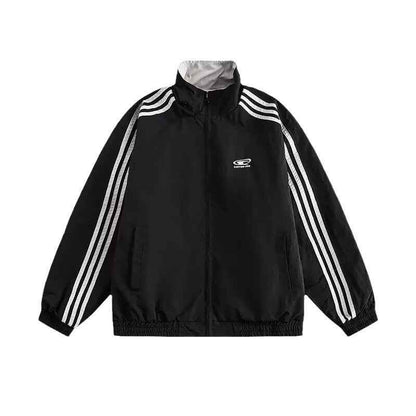 American Retro College Style Reversible Jacket MuddyStock