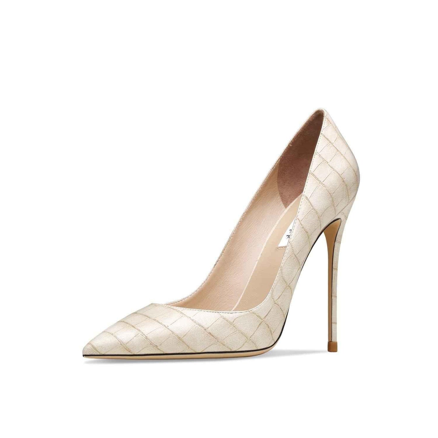 Crocodile Pattern Women's High Heel
