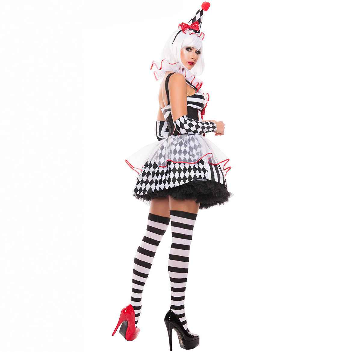 Cute Circus Clown Costume for Halloween