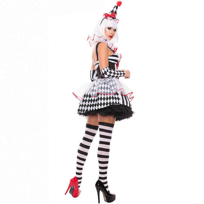 Cute Circus Clown Costume for Halloween
