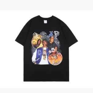 Printed Round Neck Short Sleeve T-shirt For Men null