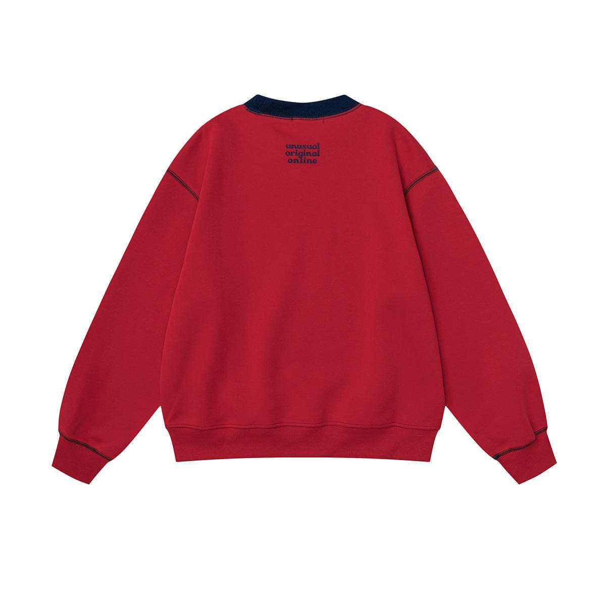 Loose Letter Print Crew Neck Sweatshirt for Women | MuddyStock Originals MuddyStock