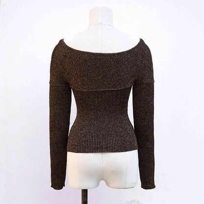 Women's V-neck slim fit long-sleeved top | MuddyStock Originals MuddyStock