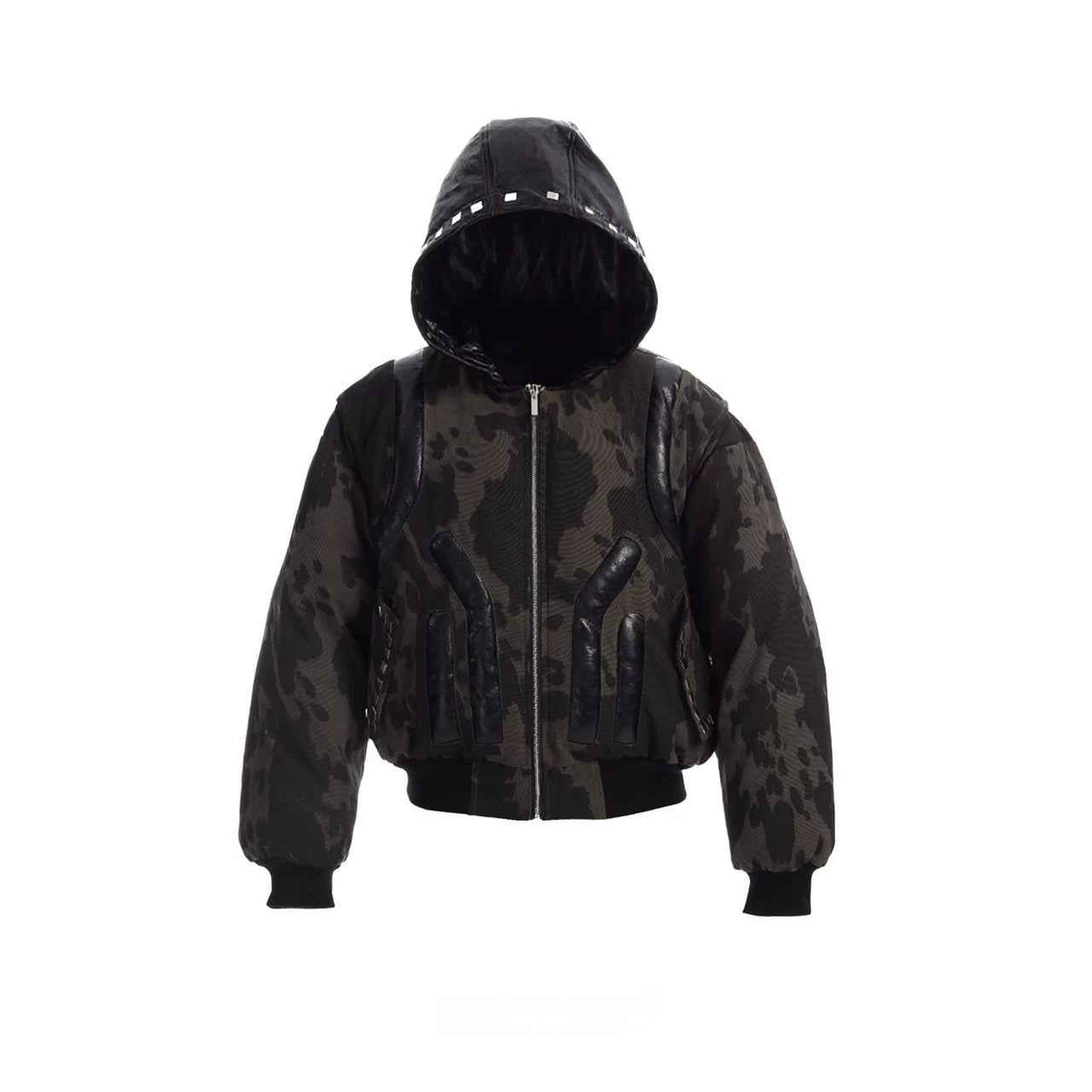 Corduroy-lined Extra-thick Seat Mountain Hawk Flight Jacket For Women Camouflage Green All Products