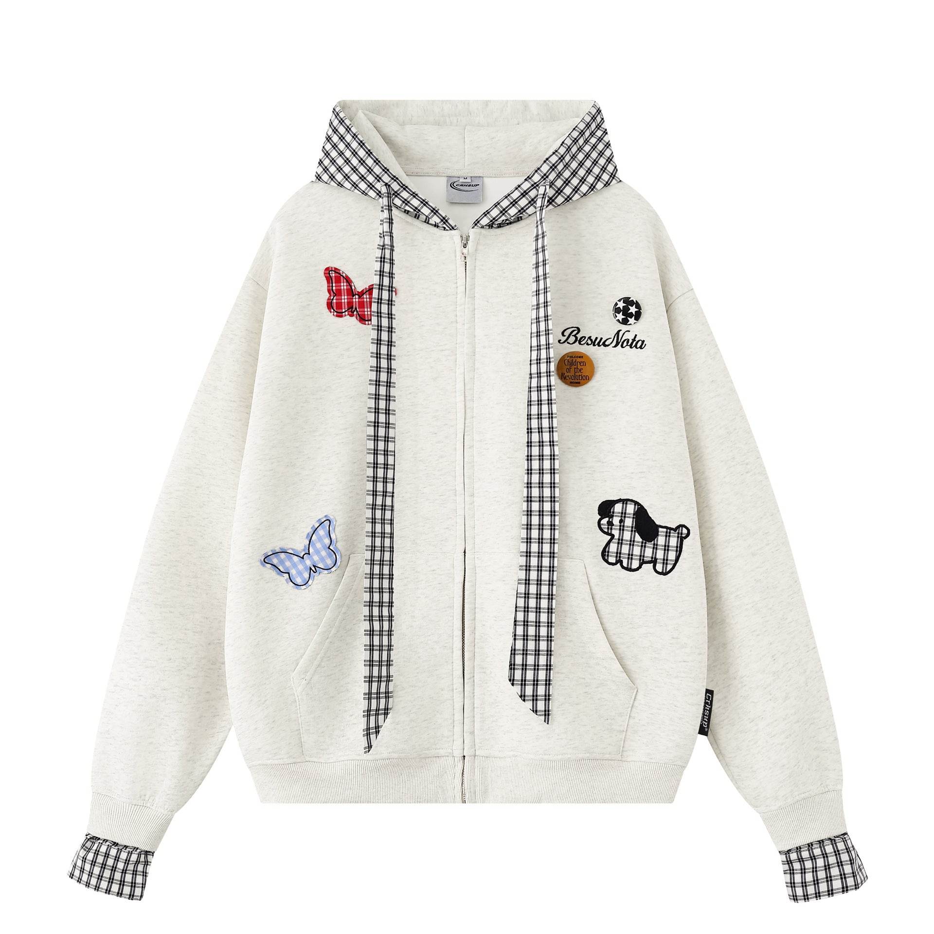 Retro Spliced Fake Two-Piece Loose Hoodie for Men and Women | MuddyStock Originals MuddyStock