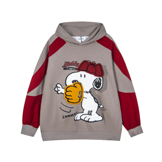 Retro Snoopy Cartoon Print Loose Hoodie for Men and Women | MuddyStock Originals MuddyStock