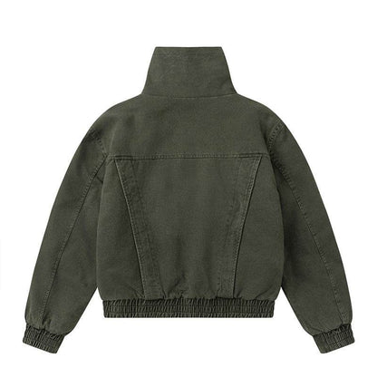 High Collar Warm Cotton-padded Puffer Jacket For Men MuddyStock