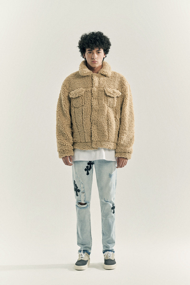 Retro high street men's jacket