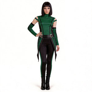 Halloween Cosmic Warrior Cosplay Costume Mantis Woman