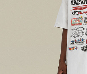 Men's High Street Washed Old Loose T-shirt
