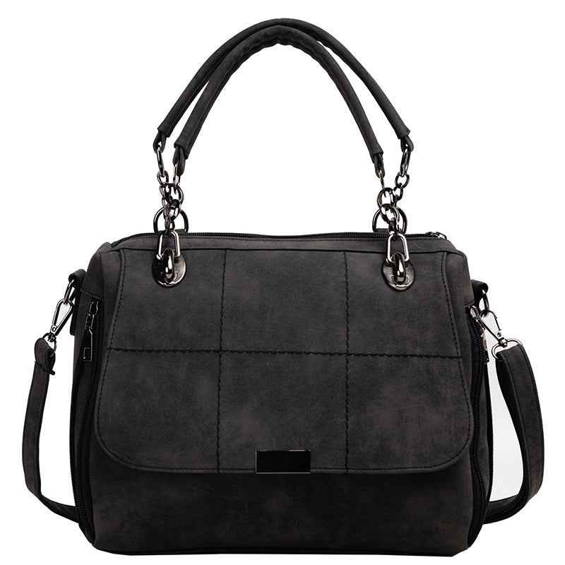 Matte Women's Totes Boston Bag Black MuddyStock null